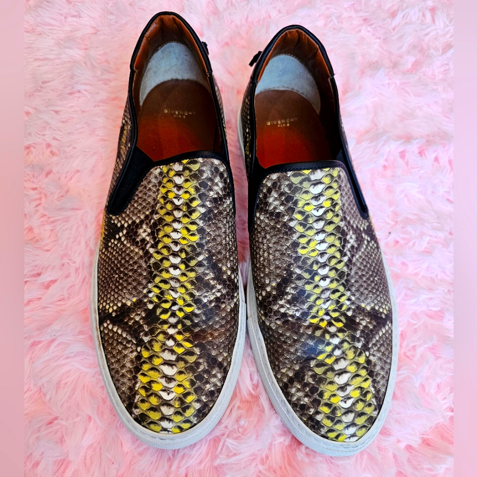 Givenchy Python Printed Slip-On Sneaker/Loafer